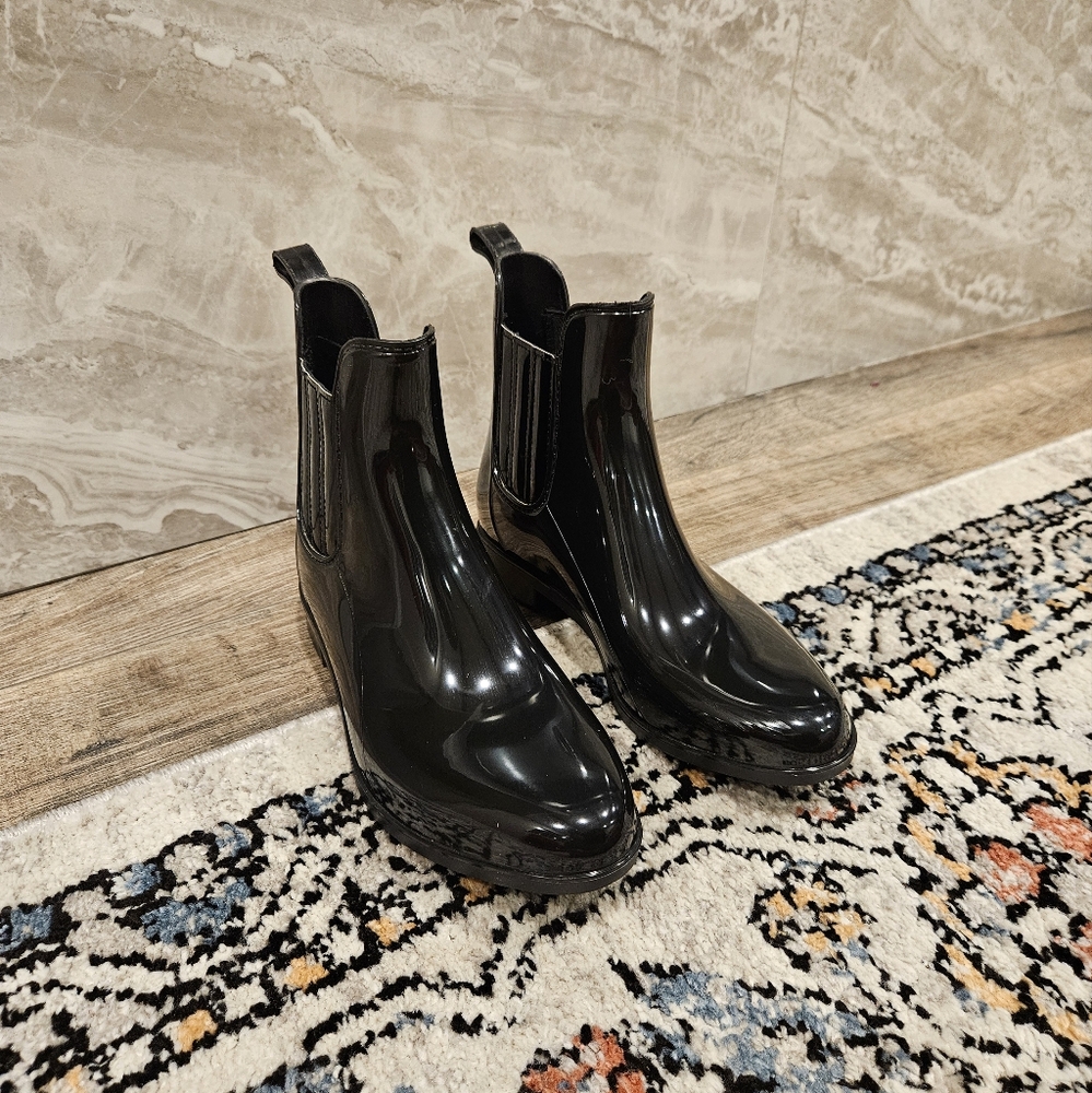 Black Rain Boots